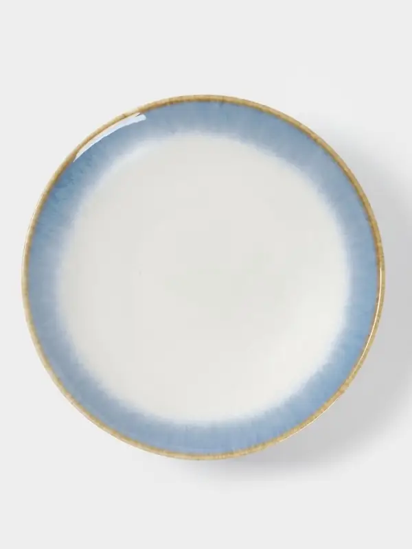 Салатник Magistro &laquo;Пэвэти&raquo;, 0.38 л, d=16.5 см, фарфор, белый, голубой