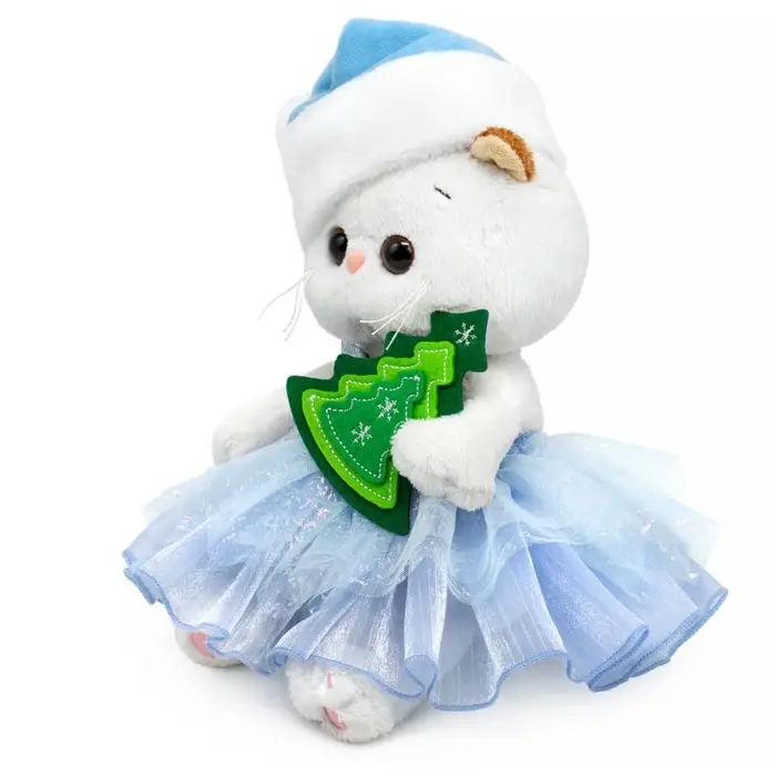 Мягкая игрушка «Кошечка Ли-Ли BABY», в новогоднем костюмчике, 20 см
