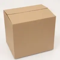 Коробка складная, бурая, для упаковки, хранения и переезда, 40&times;31&times;36 см