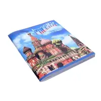 Тетрадь 96 листов в клетку, Calligrata &laquo;Россия&raquo;, серые листы, МИКС