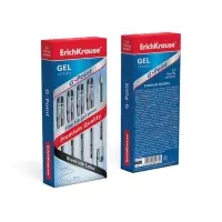 Ручка гелевая ErichKrause. G-Point, чёрный стержень, узел 0.38 мм