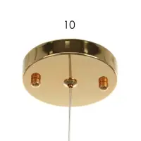 Светильник &laquo;Рианна&raquo; 1&times;40 Вт Е27 золото 15&times;15&times;30+100 см