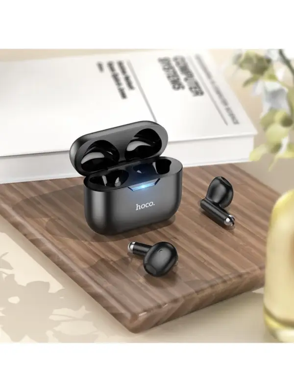 Наушники беспроводные Hoco EW34, TWS, вкладыши, Bluetooth 5.3, 30/250 мАч, чёрные