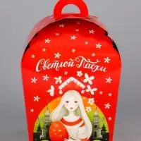 Коробка подарочная пасхальная &laquo;Красна девица&raquo;, 17&times;17&times;26 см