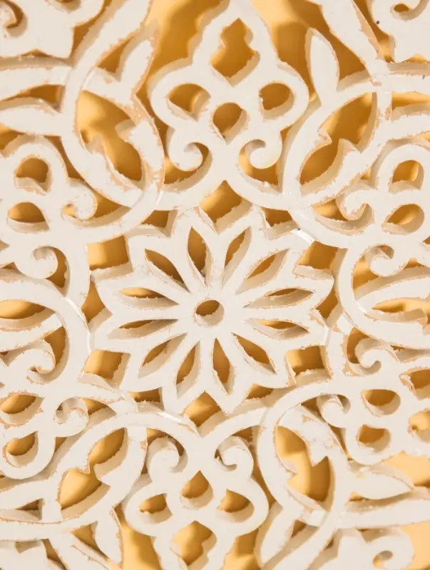 Панно «Мандала», 40×41×1 см, МДФ, бежевое