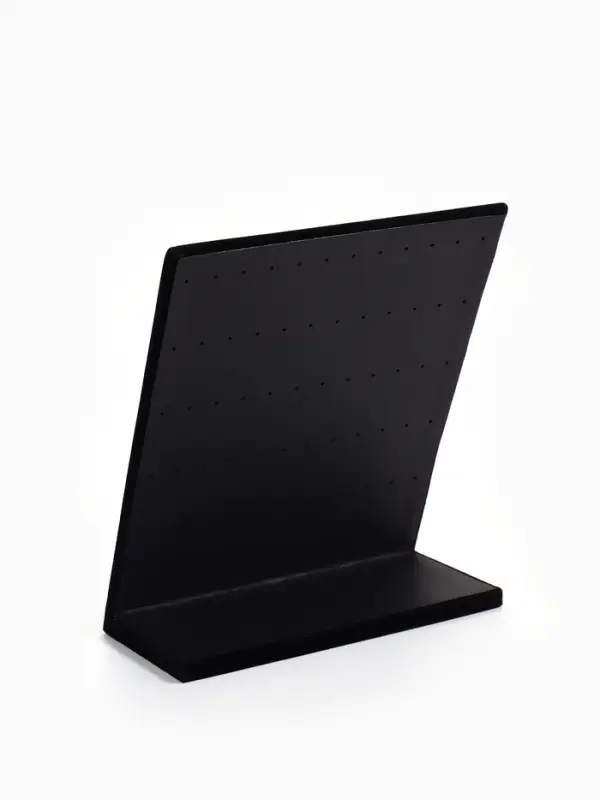 Подставка под серьги на 30 пар QF, 5 рядов, 20&times;10&times;24 см, чёрная