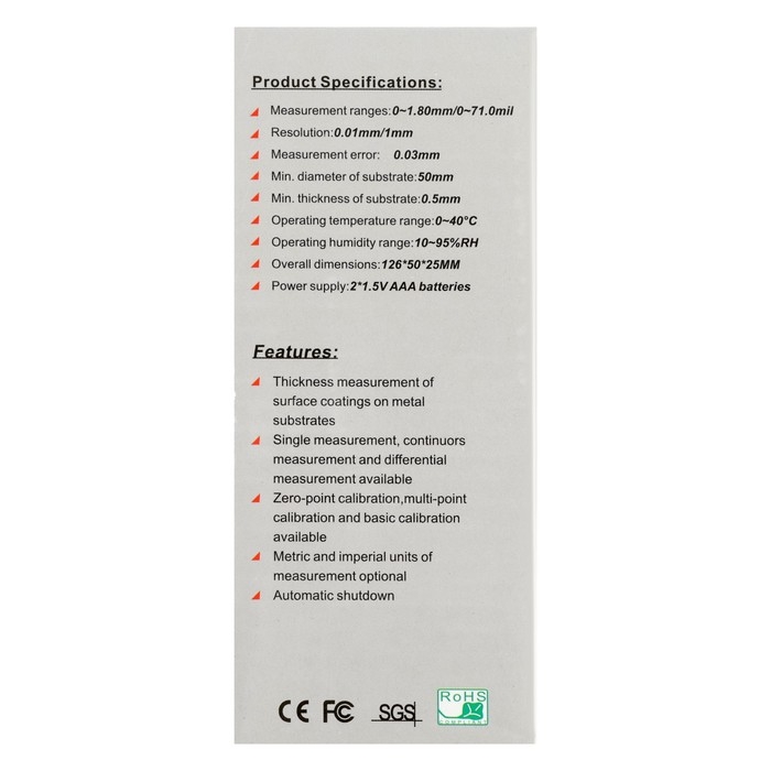 Толщиномер лакокрасочных покрытий ТУНДРА, для всех видов металла Толщиномер лакокрасочных покрытий ТУНДРА, для всех видов металла