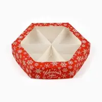 Коробка складная &laquo;Новогодних чудес&raquo;, 20&times;23&times;4 см