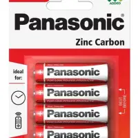 Батарейка Panasonic R6 AA BL4 Zinc Carbon 1.5V (4/48/240)