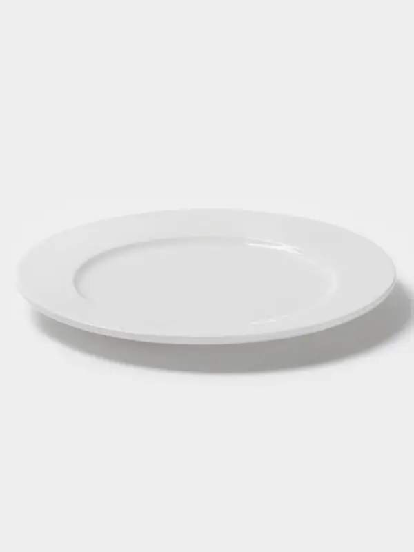 Тарелка Hanna Kn&ouml;vell, d=18 см, с бортом, фарфор, белая
