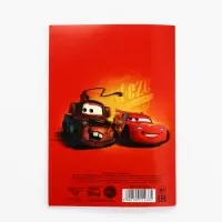 Блокнот А6, 32 л. на скрепке "Тачки"