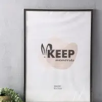Фоторамка для фото 50&times;70 см Keep memories, Elysian, пластик, венге с золотом