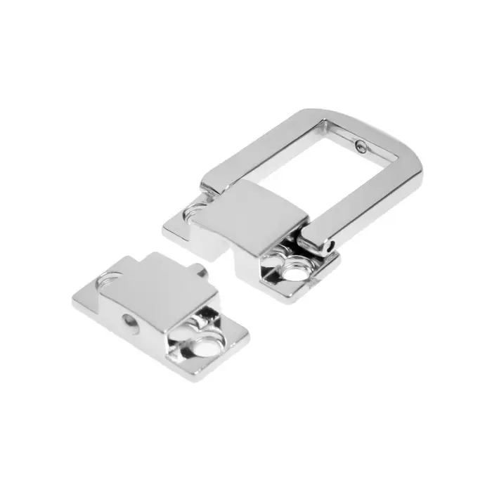 Замок-защелка на ящик ZM01, 2.5×2 см, цвет хром