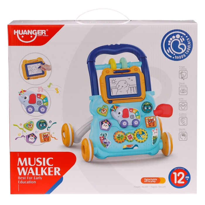 Каталка-ходунки «Весело гуляем», световые, звуковые эффекты Каталка-ходунки «Весело гуляем», световые, звуковые эффекты