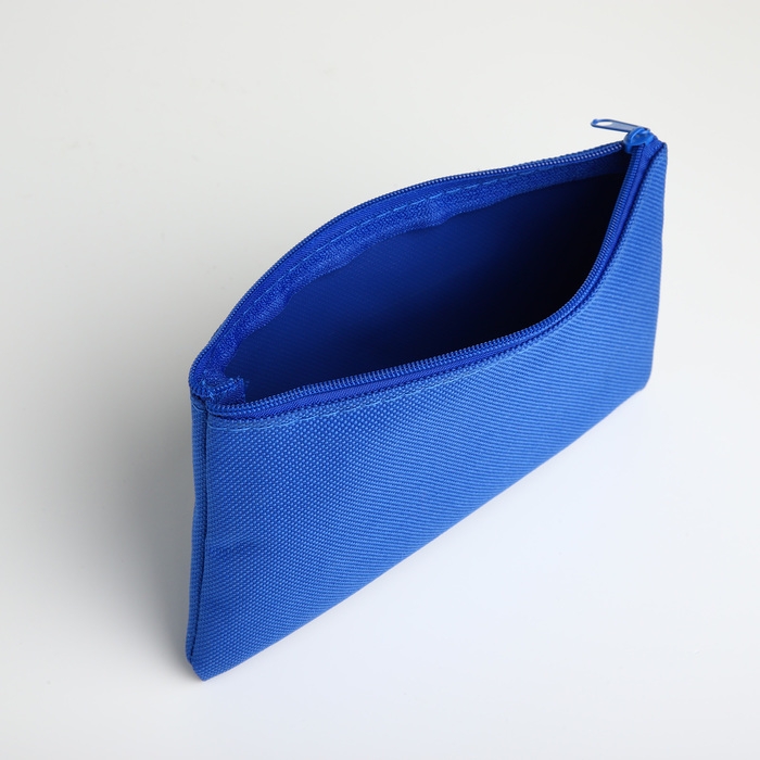 Косметичка на молнии, цвет синий Косметичка на молнии, цвет синий