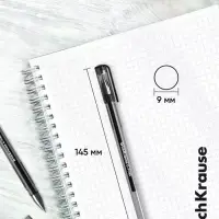 Ручка гелевая ErichKrause G-Tone Stick Original, узел 0.5 мм, чёрная