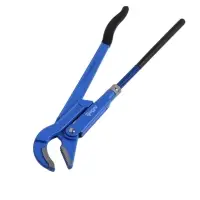 Ключ трубный рычажный ТУНДРА, полукруглый зажим 45&deg;, раскрытие до 50 мм, №2, 1 1/2"