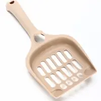 Лоток для кошек &laquo;Фур-Мур&raquo;, 48&times;35.5 см, с бортом и совком, покрытие софт-тач, цвет капучино