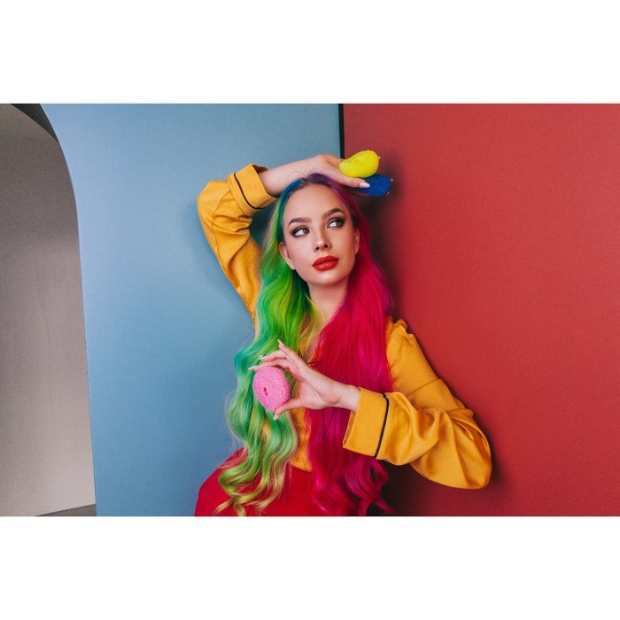 Губки для посуды Доляна «Бублик», 3 шт, пластик, 7×7×2,5 см, цвет МИКС Губки для посуды Доляна «Бублик», 3 шт, пластик, 7×7×2,5 см, цвет МИКС