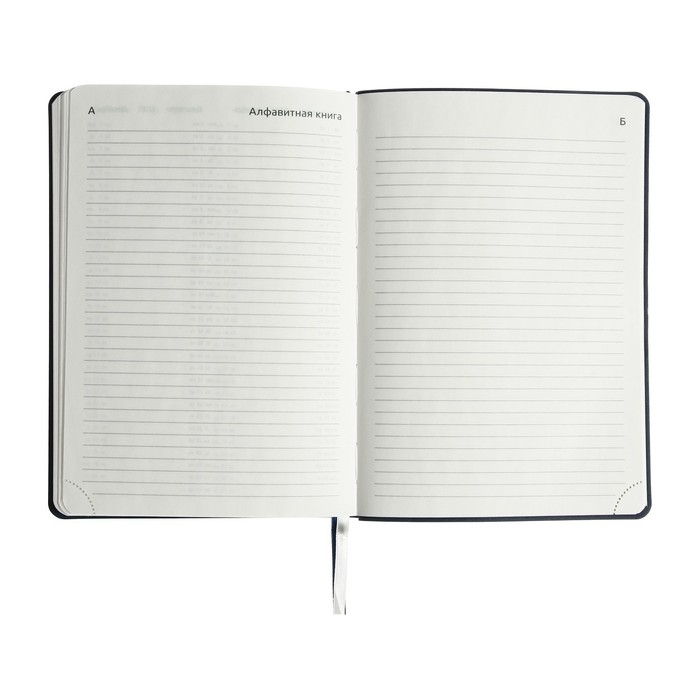 Ежедневник датированный 2024 A5 176 листов, deVENTE.Saltos, мягкая обложка из искусственной кожи, ляссе, кремовый блок 70 г/м2, синий Ежедневник датированный 2024 A5 176 листов, deVENTE.Saltos, мягкая обложка из искусственной кожи, ляссе, кремовый блок 70 г/м2, синий