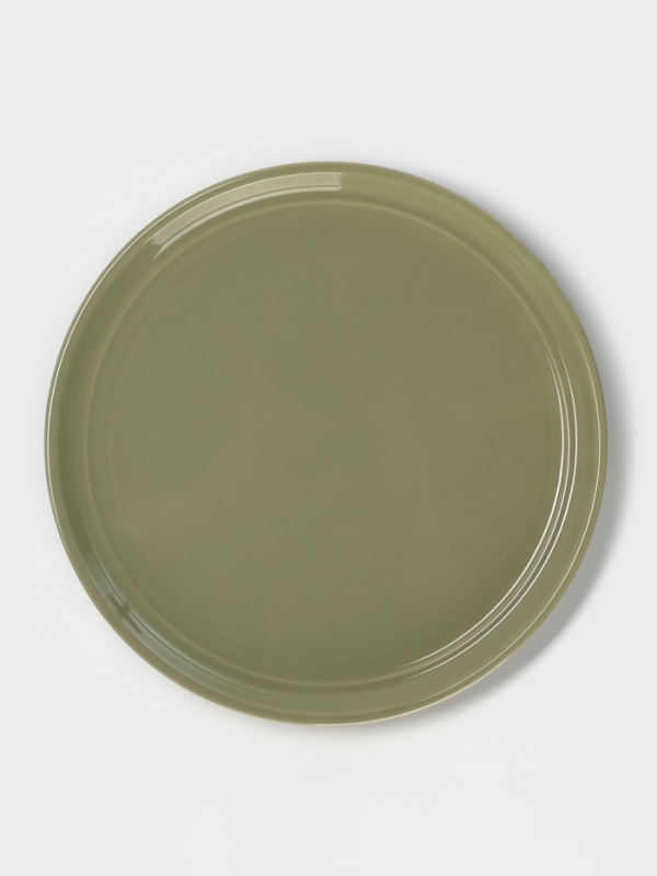 Блинница Доляна «Цветы» d=23, доломит, белая, зелёная Блинница Доляна «Цветы» d=23, доломит, белая, зелёная