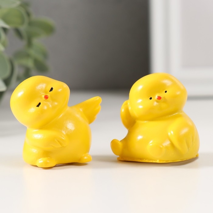 Сувенир полистоун Сувенир полистоун "Птенчик" МИКС 3х3х4,5 см