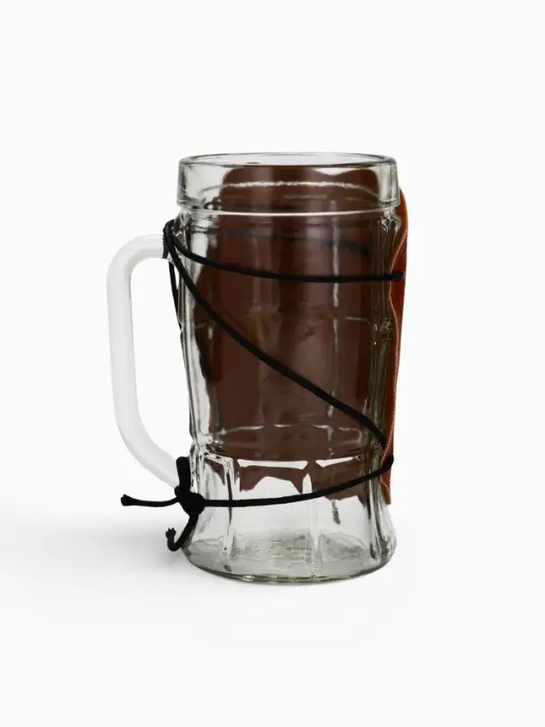 Кружка стеклянная пивная &laquo;С легким паром&raquo;, 500 мл