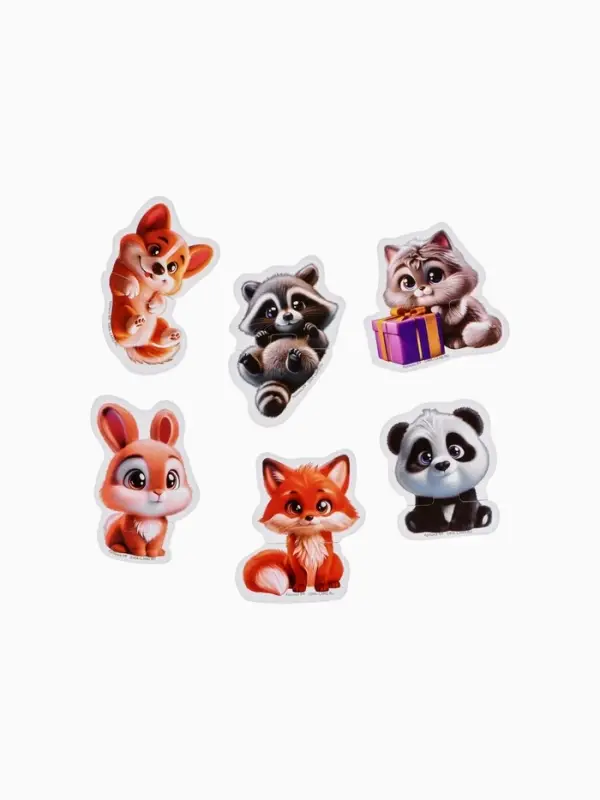 Новогодний набор Макси-пазлы, 5 пазлов, 10 деталей, Крошка Я