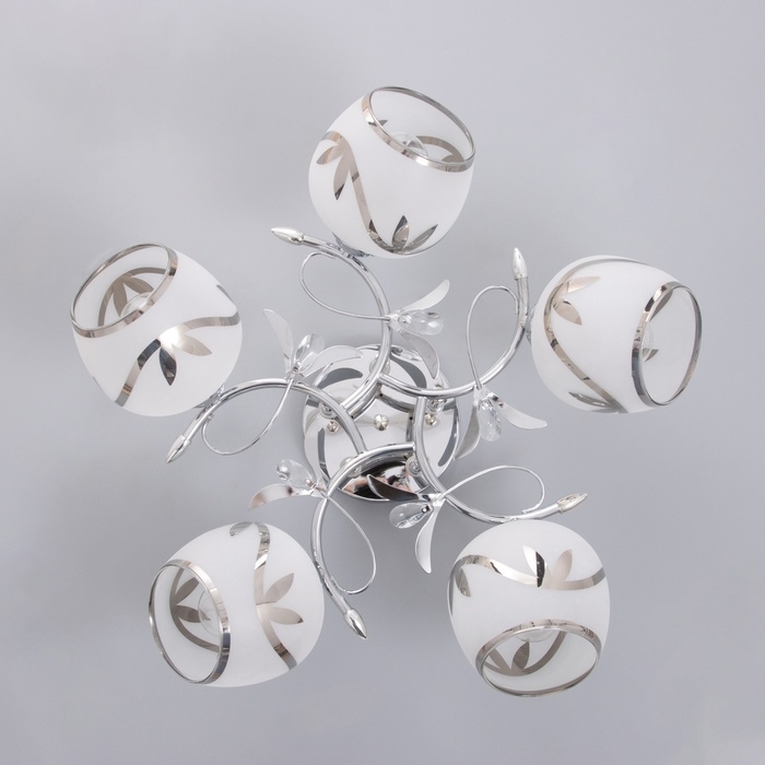 Люстра Люстра "Жаннета" 5х40Вт Е27 Хром МОДЕЛЬ: 2800064