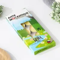 Набор свечей ароматических чайных, антимоскитные, 10 шт.