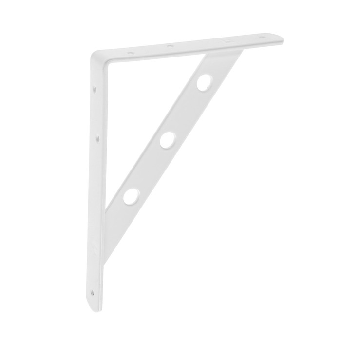 Кронштейн ТУНДРА усиленный 200х150 мм, полимер белый, 1 шт. Кронштейн ТУНДРА усиленный 200х150 мм, полимер белый, 1 шт.