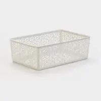 Корзинка для хранения без крышки Linden, 4.3 л, 29&times;19&times;9.5 см, светло-серый