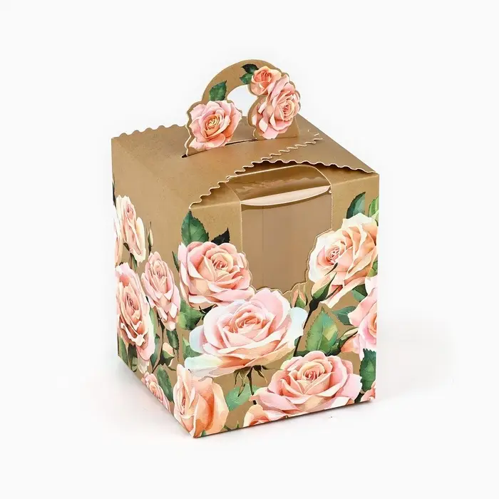 Коробка сборная «Для тебя» 9 х 11 х 9 см