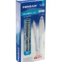 Ручка шариковая Pensan. Global-21, синий стержень, узел 0.5 мм, на масляной основе