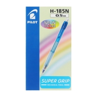 Карандаш механический PILOT Super Grip Neon, 0.5 мм, резиновый упор, корпус синий