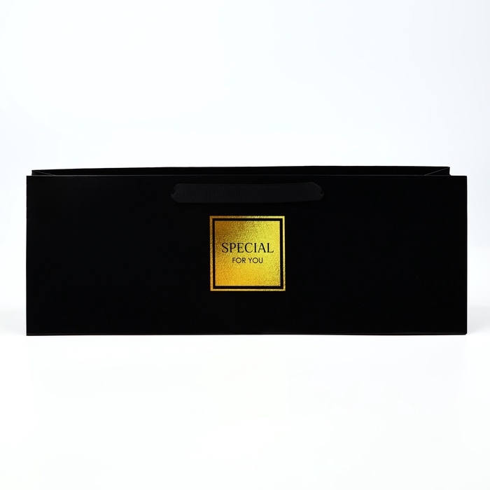 Пакет под бутылку горизонтальный «Для тебя», 36 × 10 × 13 см Пакет под бутылку горизонтальный «Для тебя», 36 × 10 × 13 см