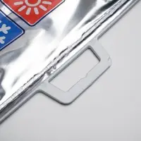 Термопакет трёхслойный, 42&times;45 см (внеш. метал/внутр. метал.), для еды, холодных и горячих продуктов