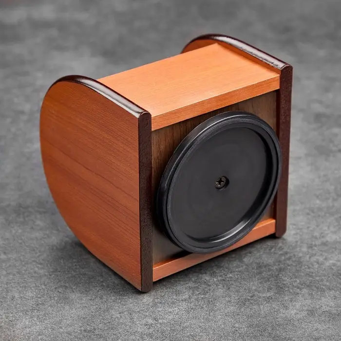 Органайзер 4 секции, на вращающейся подставке, под бук, 12&times;12&times;12 см