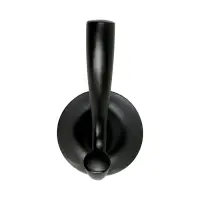 Крючок мебельный CAPPIO CONE, двухрожковый, цвет черный