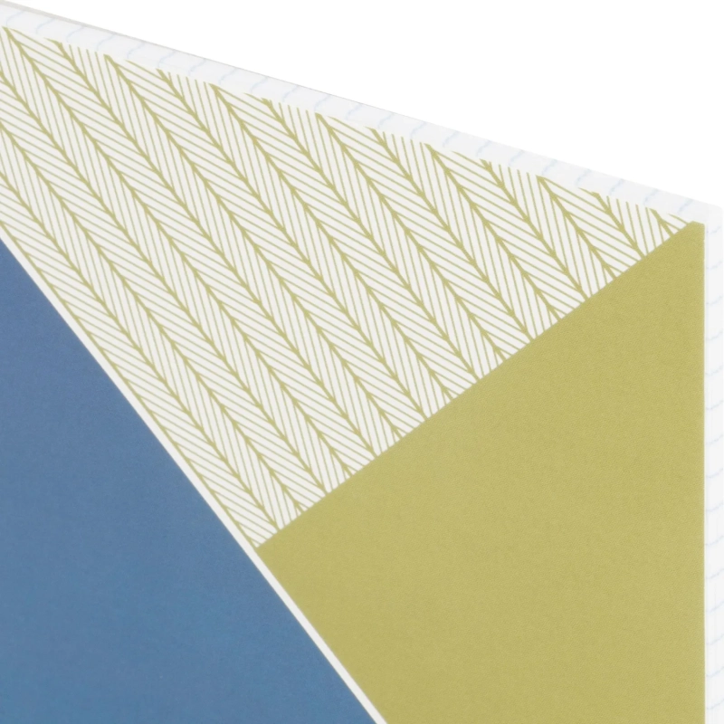 Бизнес-тетрадь А5,48л,обл.карт,греб,кл,Office Style,голубая