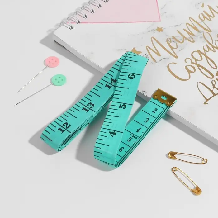 Сантиметровая лента портновская, 150 см (см/дюймы), цвет МИКС Сантиметровая лента портновская, 150 см (см/дюймы), цвет МИКС