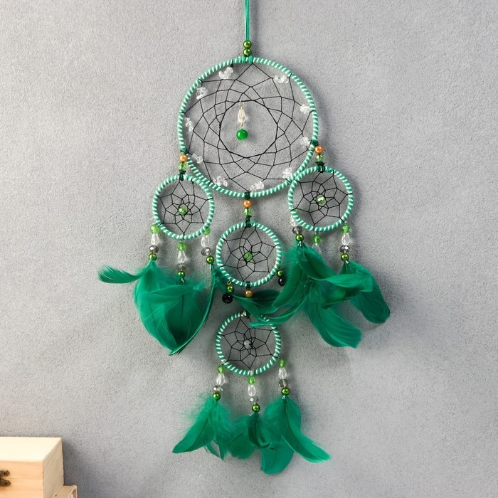 Ловец снов "Капелька изумруда" 50х11 см