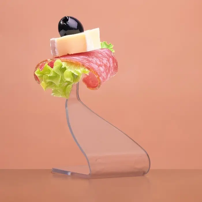 Шпажка пластиковая одноразовая для канапе «Пика», прозрачная Шпажка пластиковая одноразовая для канапе «Пика», прозрачная