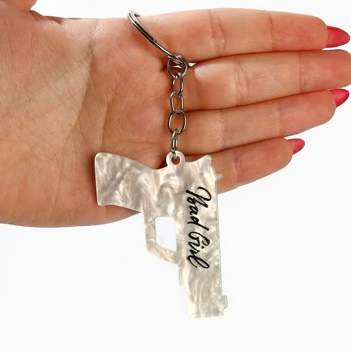 Брелок для ключей акриловый «Bad gir», 4,4 х 6 см Брелок для ключей акриловый «Bad gir», 4,4 х 6 см