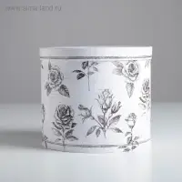 Коробка подарочная круглая &laquo;Шебби&raquo;, 17,5 &times; 20 см