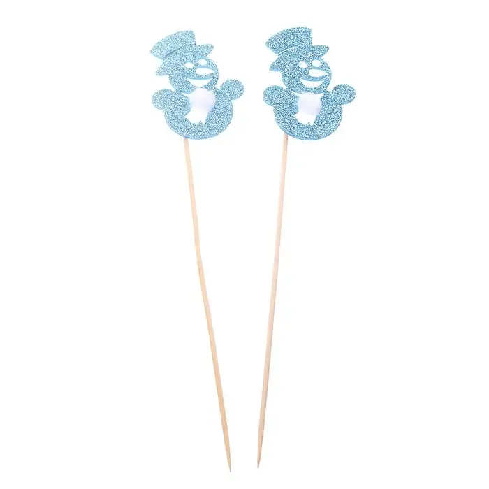 Топпер новогодний для торта «Снеговик», 20 см, 2 шт. Топпер новогодний для торта «Снеговик», 20 см, 2 шт.