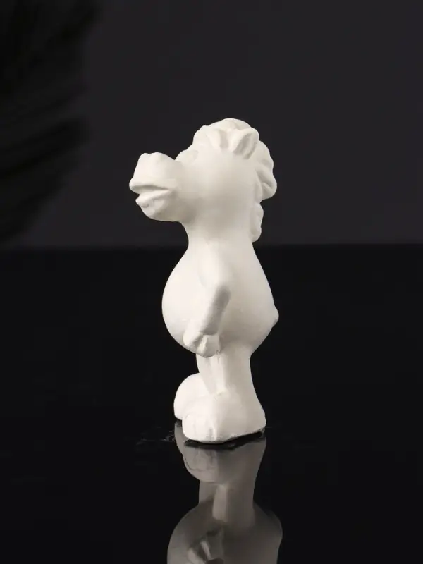 Фигура Фигура "Конь реальный" 8 см, натуральный, гипс