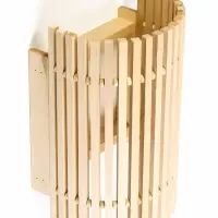 Абажур для бани и сауны, липа, 31.5&times;20.5&times;16.7 см, настенный, &laquo;Добропаровъ&raquo;