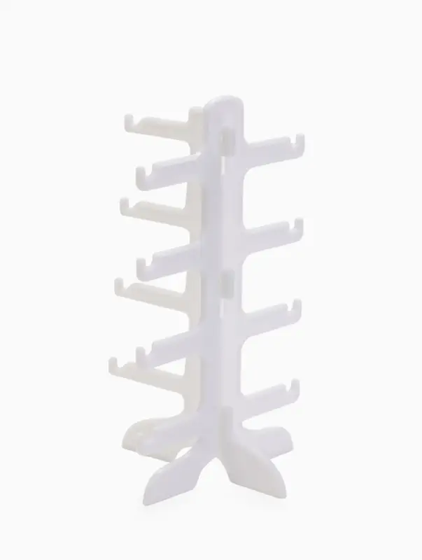 Подставка под очки 4 места, 15.5&times;14&times;25.5 см, белая