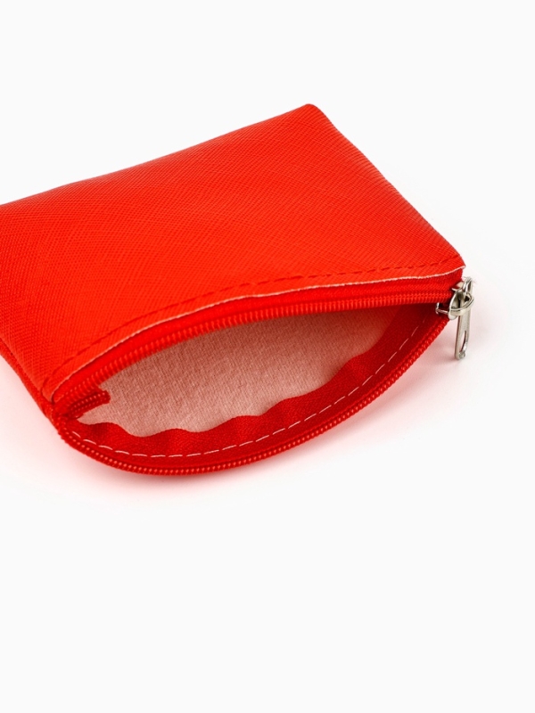 Кошелёк молодёжный, цвет красный, 11 х 7 см Кошелёк молодёжный, цвет красный, 11 х 7 см